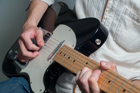 גיטרה חשמלית - גיטרה חשמ מבועים 45